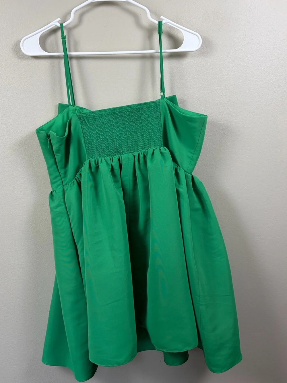 Sachin & Babi Sloane Double Bow Mini Dress Green Large